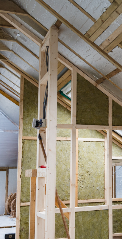 Loft extension in progress