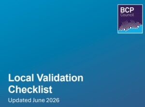 bcp council validation